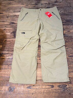 NEW North Face Seymore Snow Pants Dryvent Men's XXL Tan Waterproof MSRP $99 NWT
